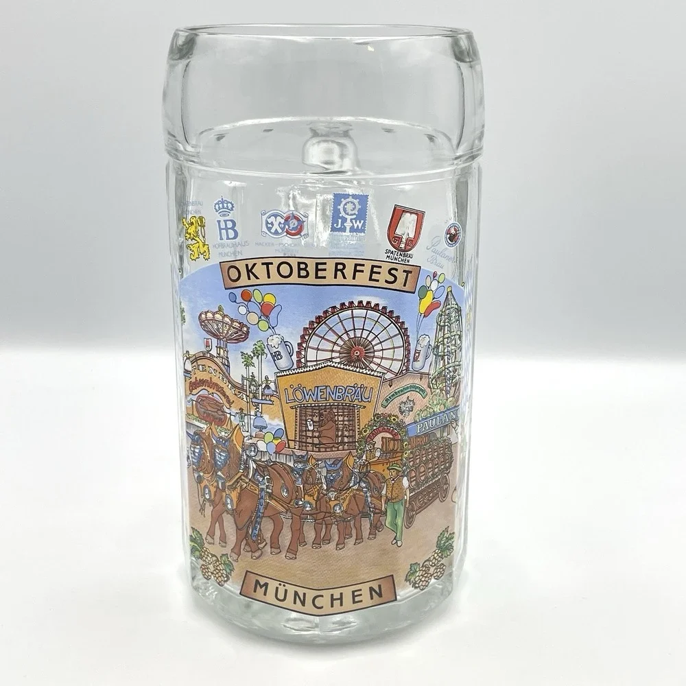 Vtg Oktoberfest München Beer Stein 8